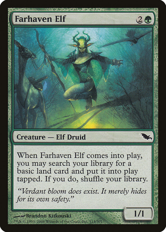 Farhaven Elf [Shadowmoor] | I Want That Stuff Brandon