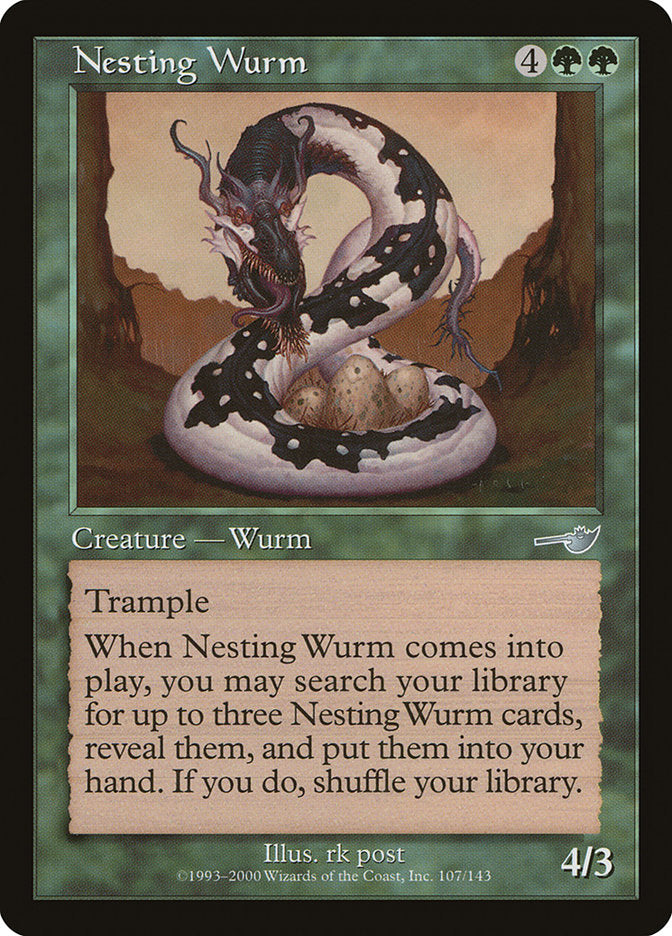 Nesting Wurm [Nemesis] | I Want That Stuff Brandon