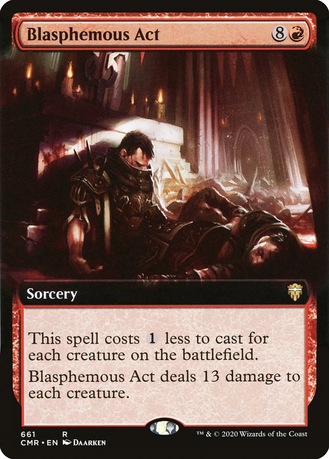 Blasphemous Act (Extended Art) [Commander Legends] | I Want That Stuff Brandon