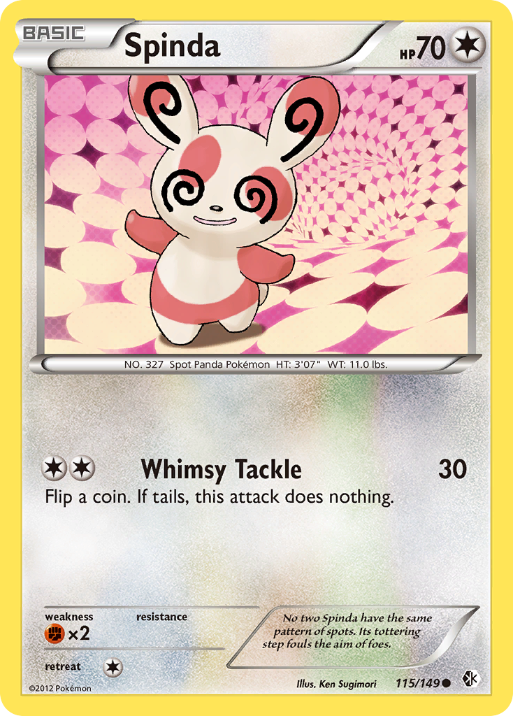 Spinda (115/149) [Black & White: Boundaries Crossed] | I Want That Stuff Brandon