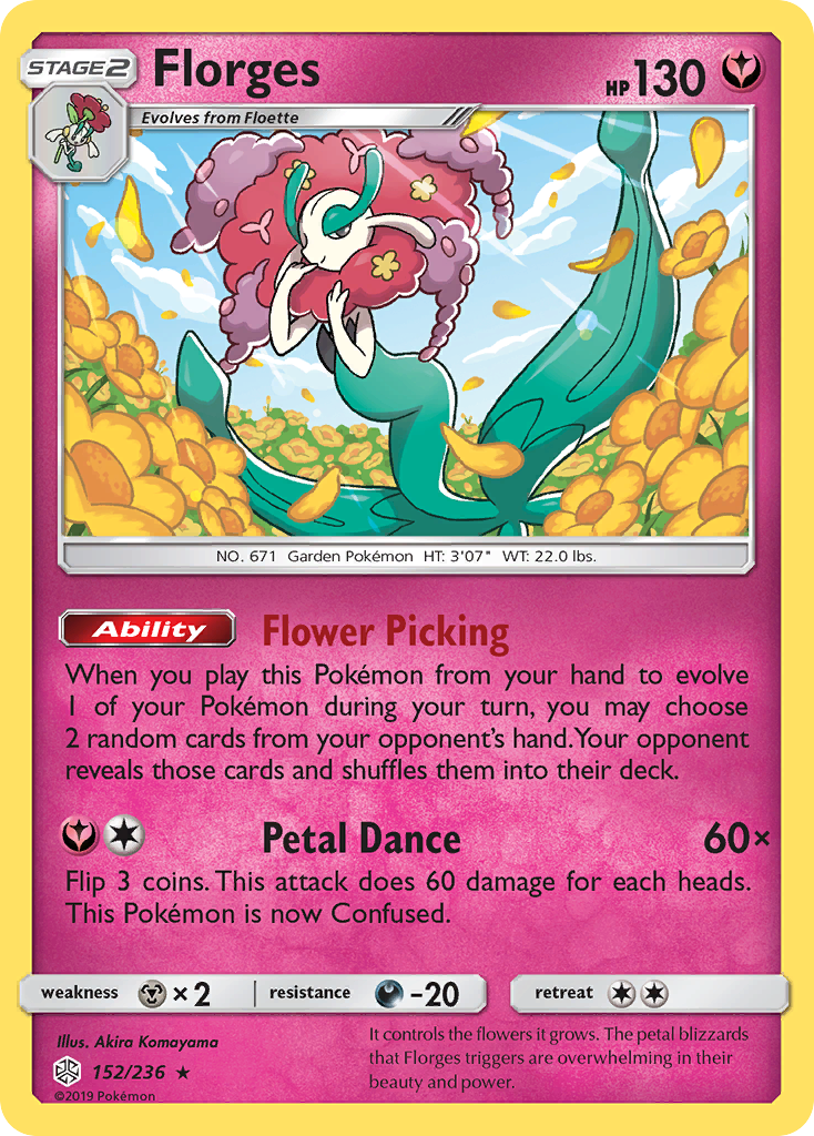 Florges (152/236) [Sun & Moon: Cosmic Eclipse] | I Want That Stuff Brandon