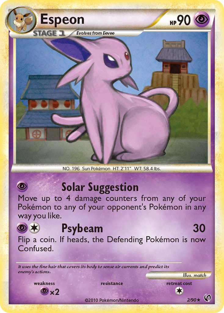 Espeon (2/90) (Theme Deck Exclusive) [HeartGold & SoulSilver: Undaunted] | I Want That Stuff Brandon