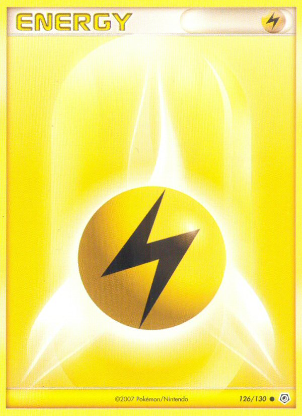 Lightning Energy (126/130) [Diamond & Pearl: Base Set] | I Want That Stuff Brandon