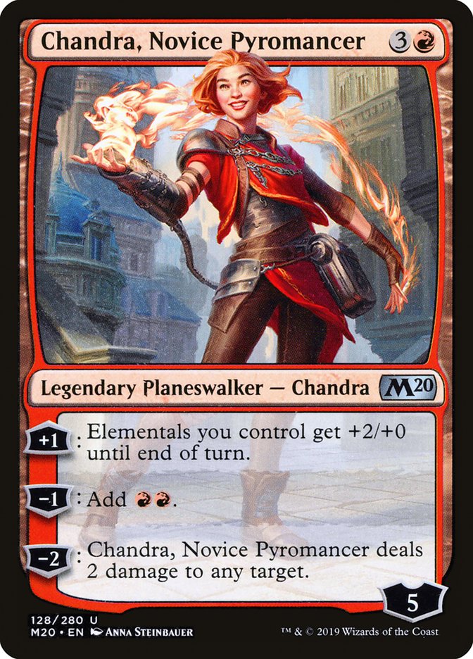 Chandra, Novice Pyromancer [Core Set 2020] | I Want That Stuff Brandon