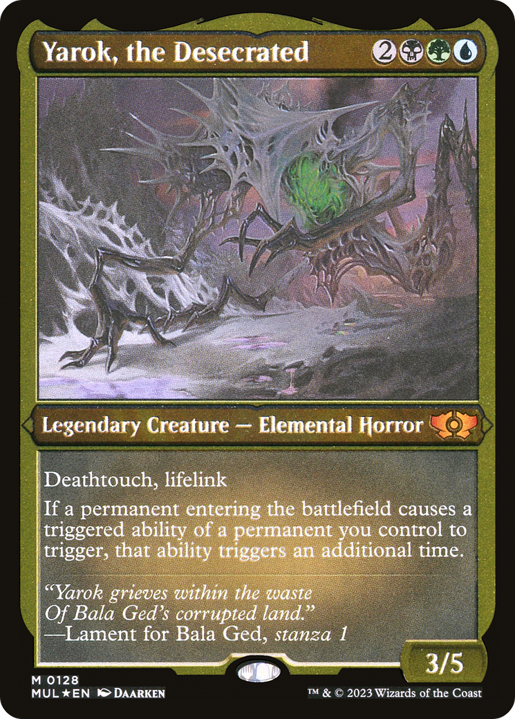 Yarok, the Desecrated (Foil Etched) [Multiverse Legends] | I Want That Stuff Brandon