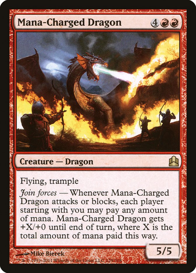 Mana-Charged Dragon [Commander 2011] | I Want That Stuff Brandon