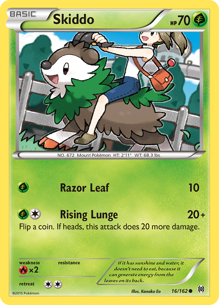 Skiddo (16/162) [XY: BREAKthrough] | I Want That Stuff Brandon