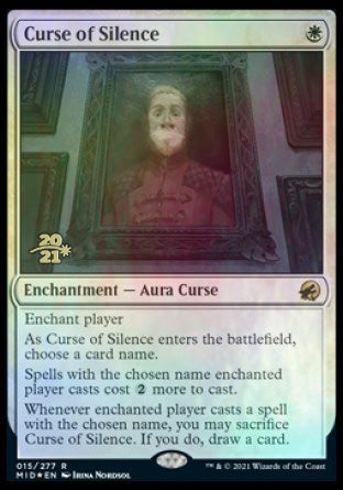 Curse of Silence [Innistrad: Midnight Hunt Prerelease Promos] | I Want That Stuff Brandon