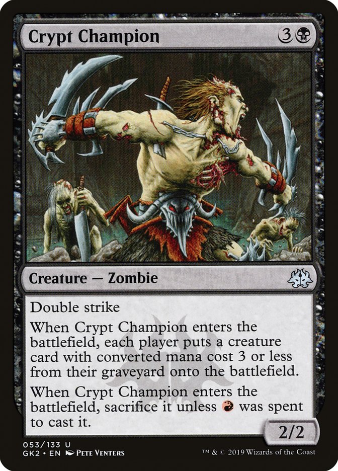 Crypt Champion [Ravnica Allegiance Guild Kit] | I Want That Stuff Brandon