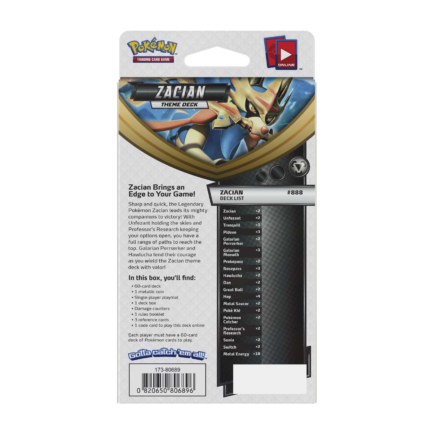 Sword & Shield: Rebel Clash - Theme Deck (Zacian) | I Want That Stuff Brandon