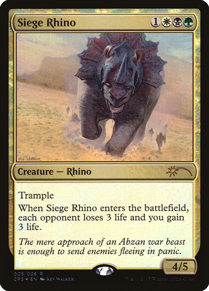 Siege Rhino [Magic Origins Clash Pack] | I Want That Stuff Brandon