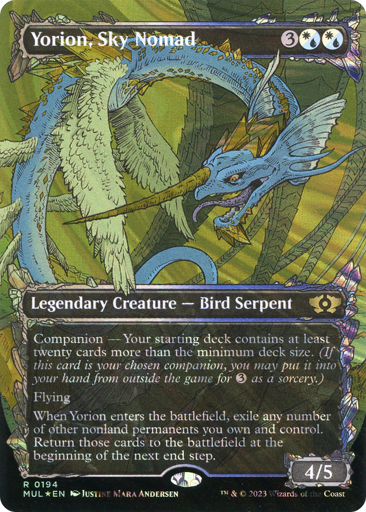 Yorion, Sky Nomad (Halo Foil) [Multiverse Legends] | I Want That Stuff Brandon