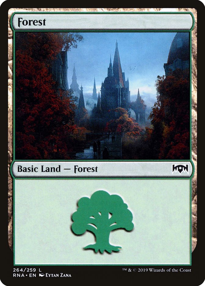 Forest (264) [Ravnica Allegiance] | I Want That Stuff Brandon