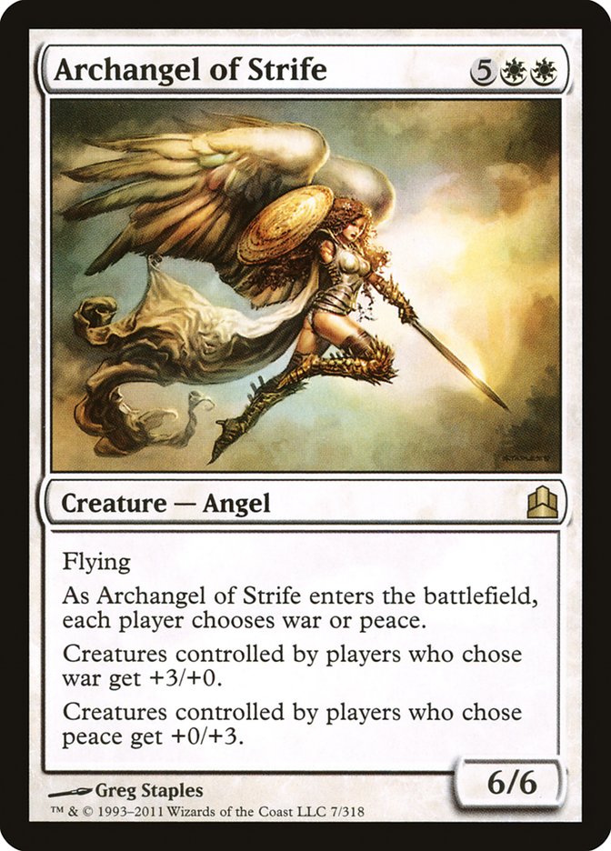 Archangel of Strife [Commander 2011] | I Want That Stuff Brandon