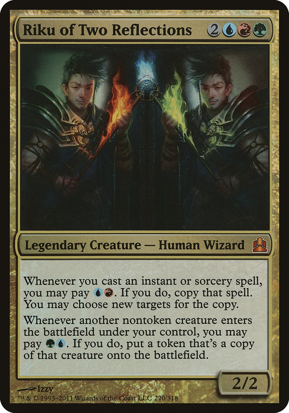 Riku of Two Reflections (Oversized) [Commander 2011 Oversized] | I Want That Stuff Brandon