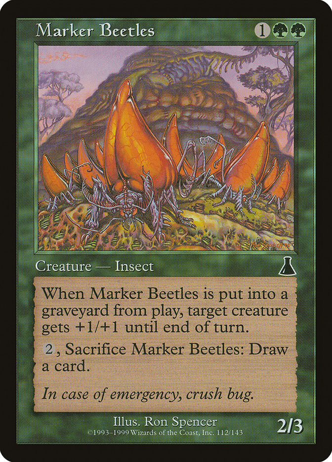 Marker Beetles [Urza's Destiny] | I Want That Stuff Brandon
