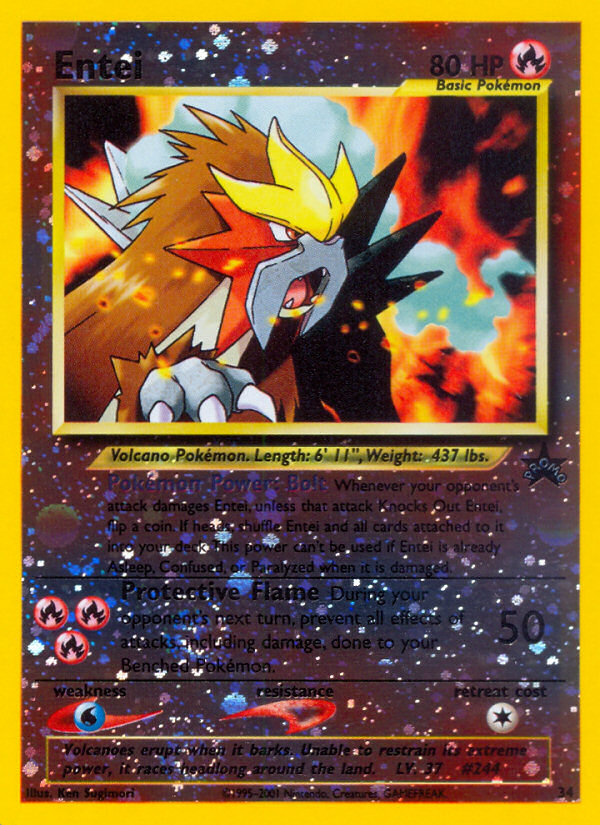 Entei (34) [Wizards of the Coast: Black Star Promos] | I Want That Stuff Brandon