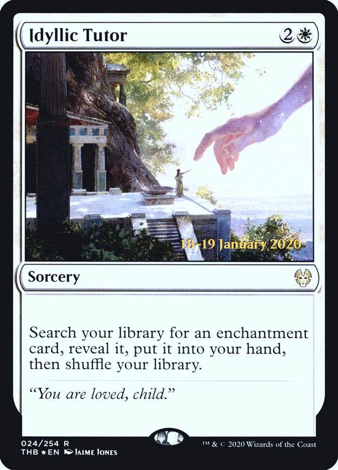 Idyllic Tutor [Theros Beyond Death Prerelease Promos] | I Want That Stuff Brandon