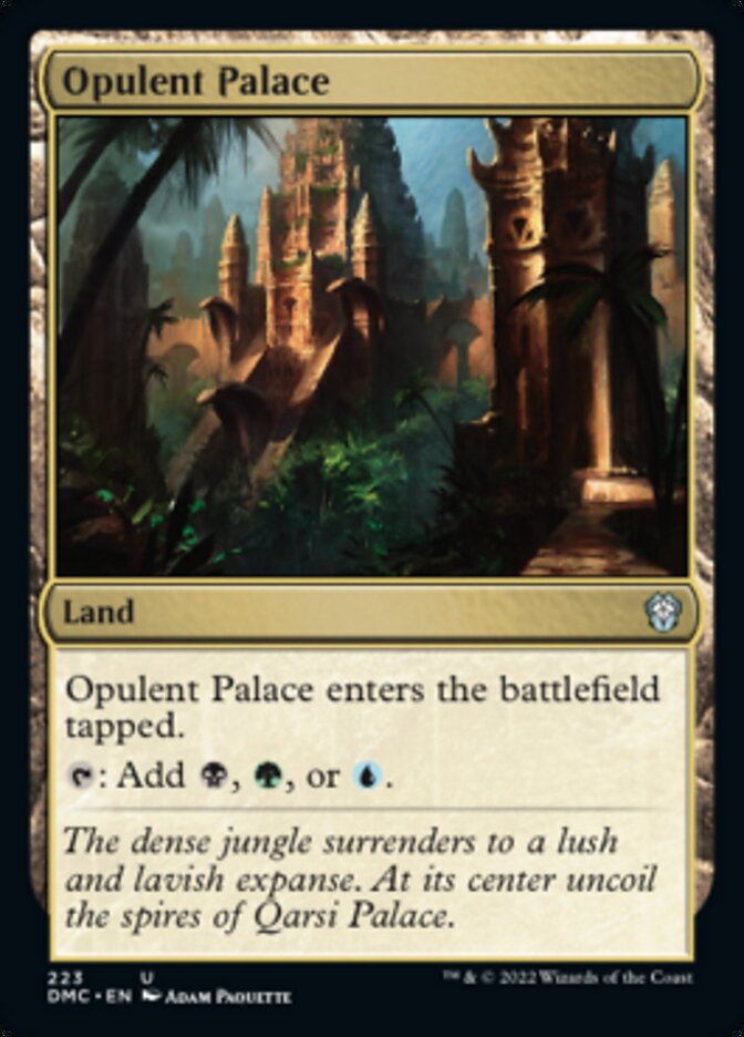 Opulent Palace [Dominaria United Commander] | I Want That Stuff Brandon
