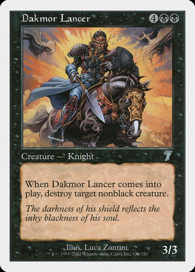 Dakmor Lancer [Seventh Edition] | I Want That Stuff Brandon