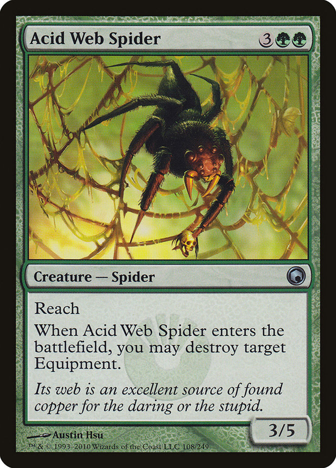 Acid Web Spider [Scars of Mirrodin] | I Want That Stuff Brandon