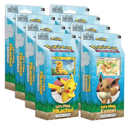 Theme Deck Display (Let's Play, Pikachu/Let's Play, Eevee) | I Want That Stuff Brandon