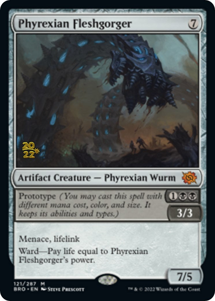 Phyrexian Fleshgorger [The Brothers' War Prerelease Promos] | I Want That Stuff Brandon