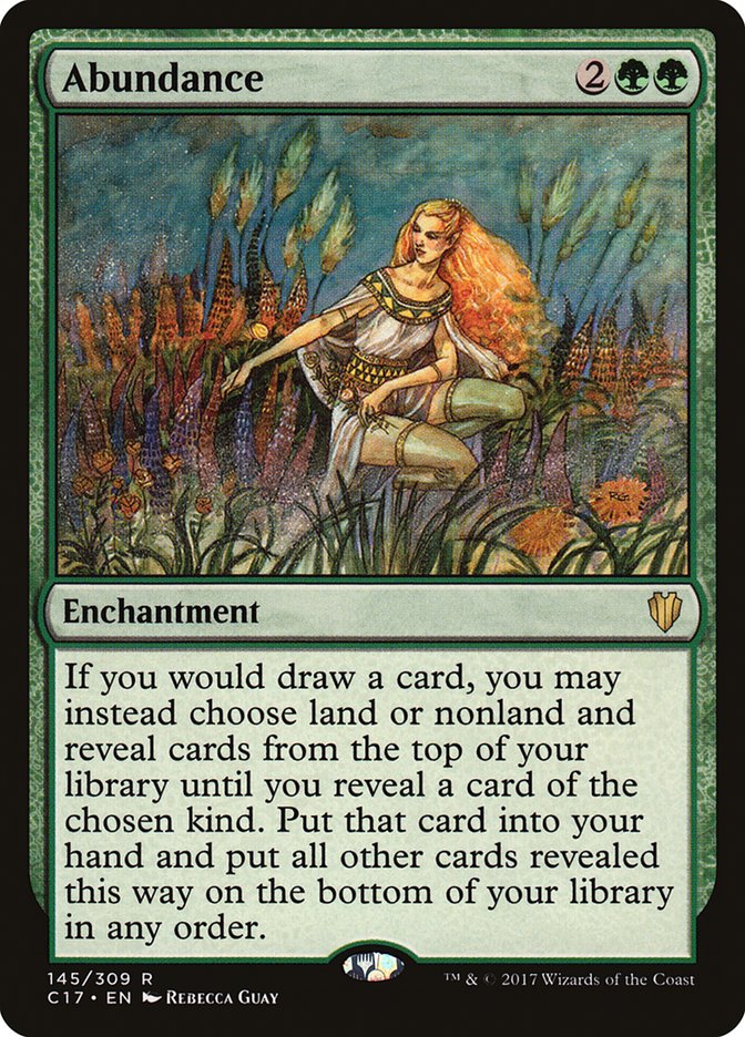 Abundance [Commander 2017] | I Want That Stuff Brandon