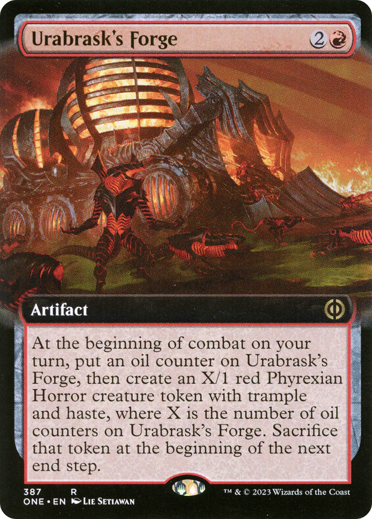 Urabrask's Forge (Extended Art) [Phyrexia: All Will Be One] | I Want That Stuff Brandon