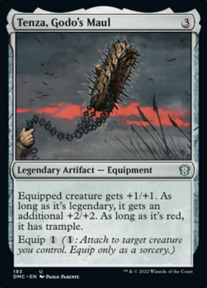 Tenza, Godo's Maul [Dominaria United Commander] | I Want That Stuff Brandon