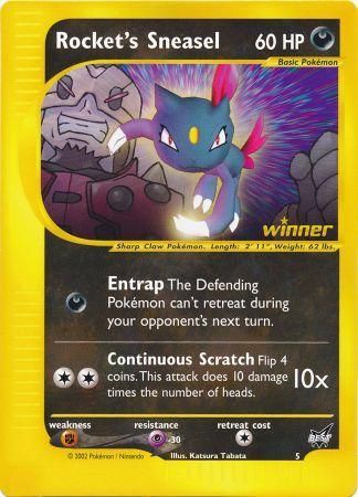 Rocket's Sneasel (5) (Jumbo Card) [Best of Promos] | I Want That Stuff Brandon