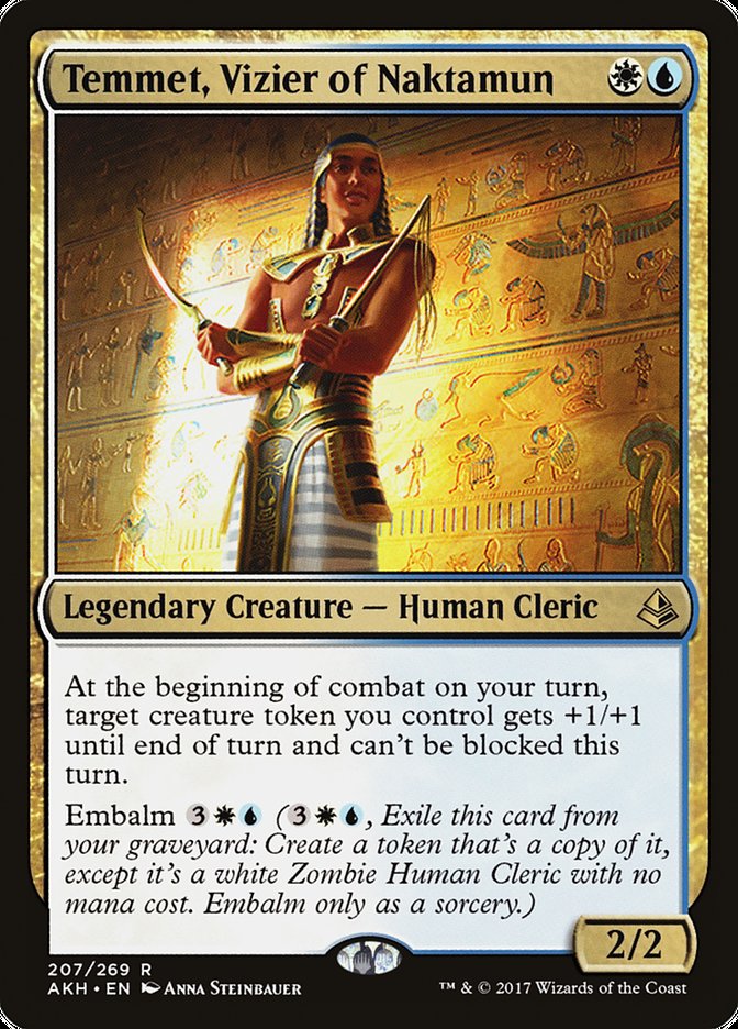 Temmet, Vizier of Naktamun [Amonkhet] | I Want That Stuff Brandon