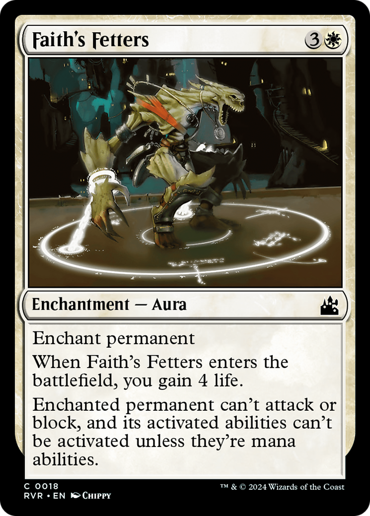 Faith's Fetters [Ravnica Remastered] | I Want That Stuff Brandon