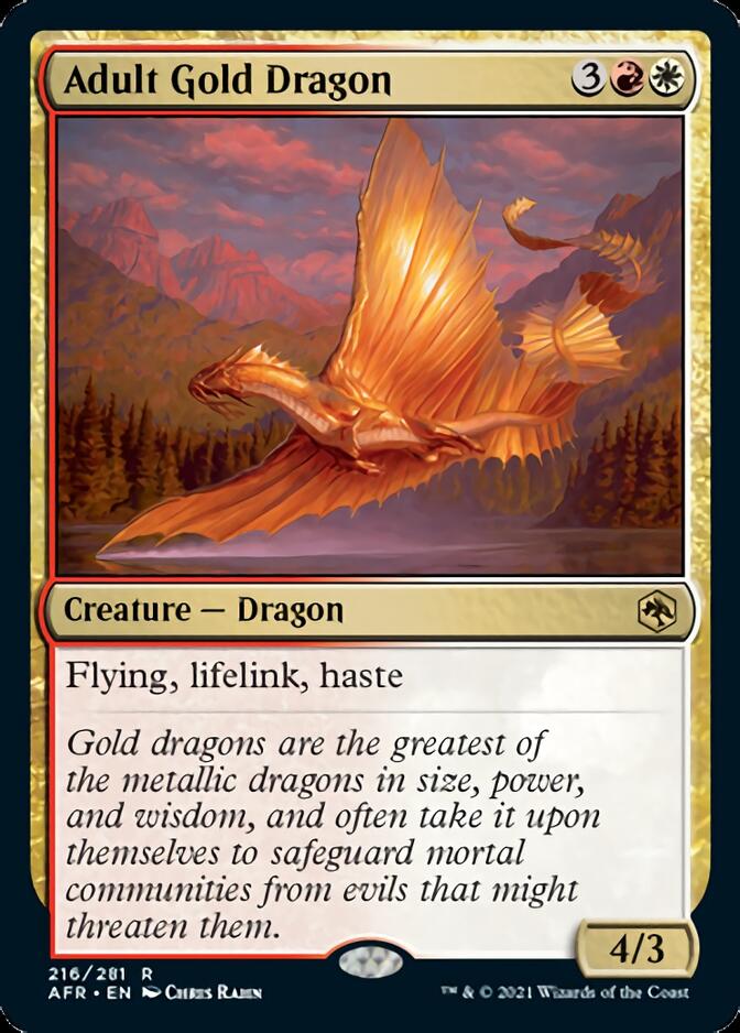 Adult Gold Dragon [Dungeons & Dragons: Adventures in the Forgotten Realms] | I Want That Stuff Brandon