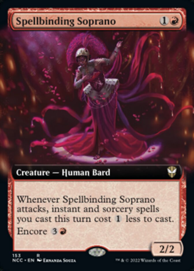 Spellbinding Soprano (Extended Art) [Streets of New Capenna Commander] | I Want That Stuff Brandon