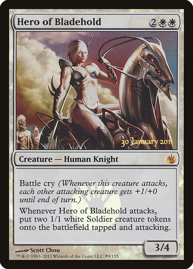 Hero of Bladehold [Mirrodin Besieged Prerelease Promos] | I Want That Stuff Brandon