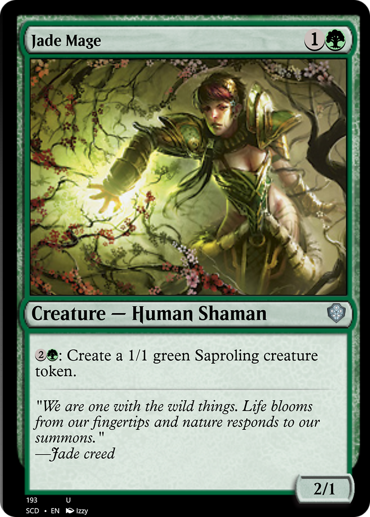 Jade Mage [Starter Commander Decks] | I Want That Stuff Brandon