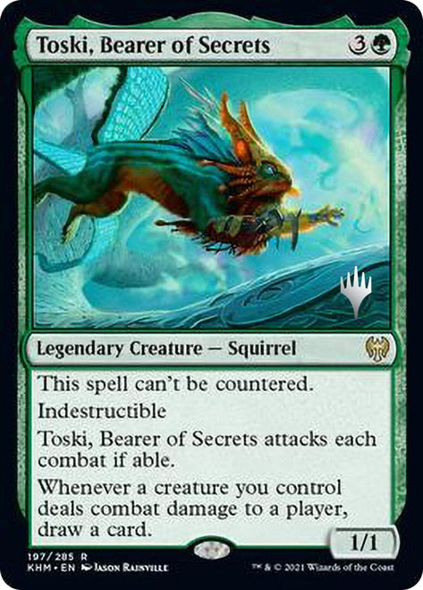 Toski, Bearer of Secrets (Promo Pack) [Kaldheim Promos] | I Want That Stuff Brandon