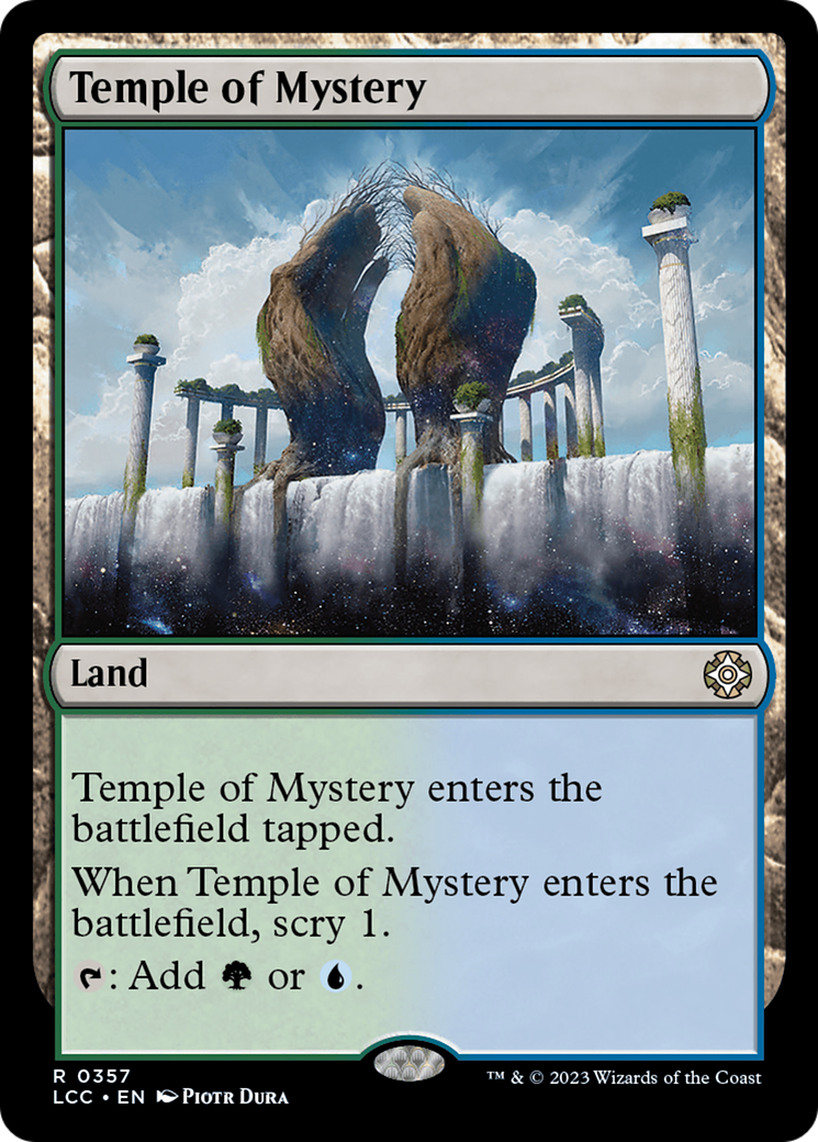 Temple of Mystery [The Lost Caverns of Ixalan Commander] | I Want That Stuff Brandon