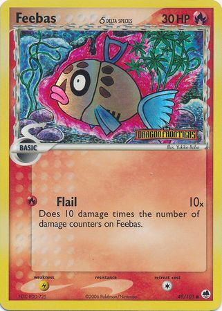 Feebas (49/101) (Delta Species) (Stamped) [EX: Dragon Frontiers] | I Want That Stuff Brandon