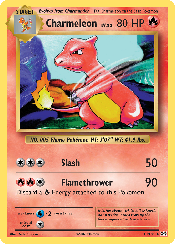 Charmeleon (10/108) [XY: Evolutions] | I Want That Stuff Brandon