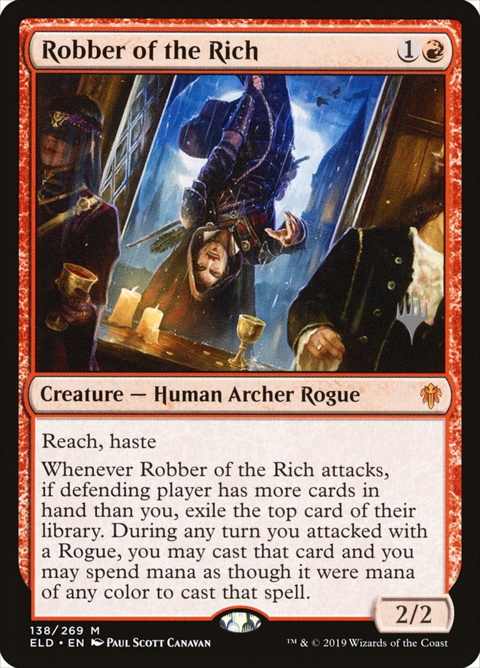 Robber of the Rich (Promo Pack) [Throne of Eldraine Promos] | I Want That Stuff Brandon