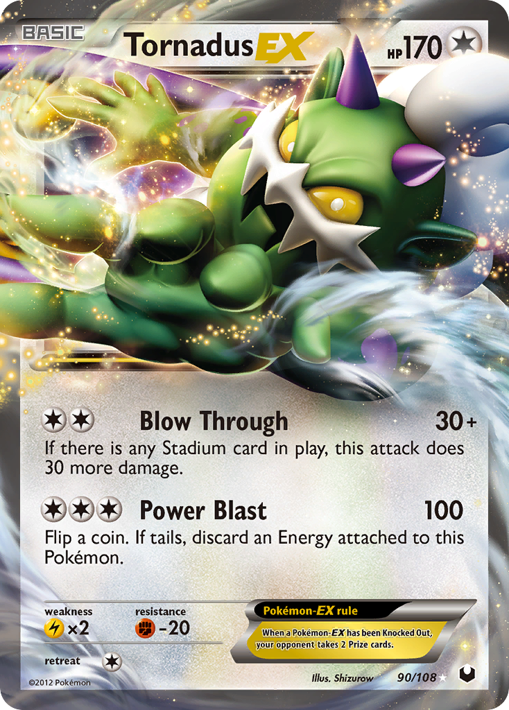 Tornadus EX (90/108) [Black & White: Dark Explorers] | I Want That Stuff Brandon