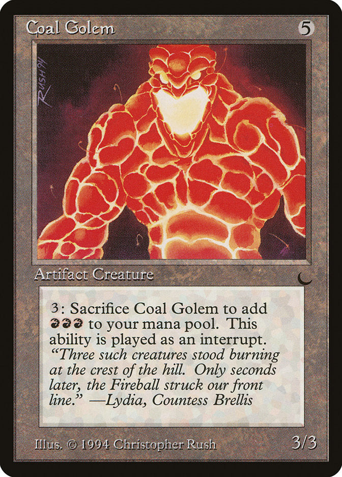 Coal Golem [The Dark] | I Want That Stuff Brandon