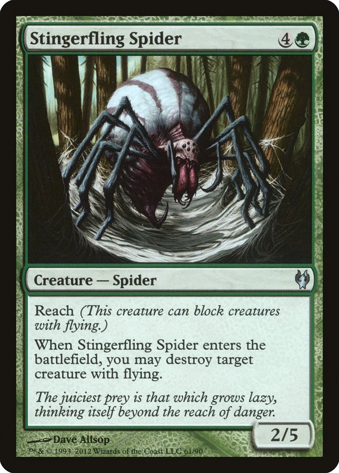Stingerfling Spider [Duel Decks: Izzet vs. Golgari] | I Want That Stuff Brandon