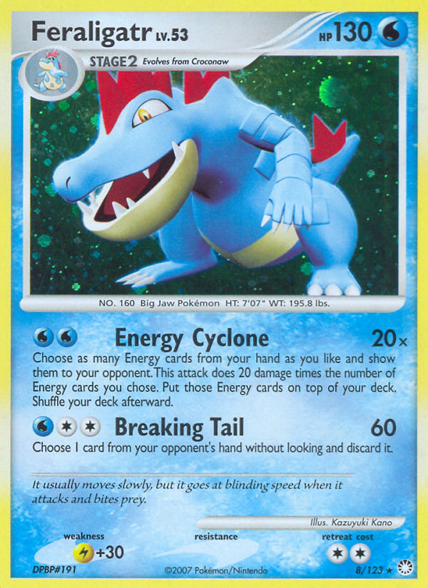 Feraligatr (8/123) [Diamond & Pearl: Mysterious Treasures] | I Want That Stuff Brandon