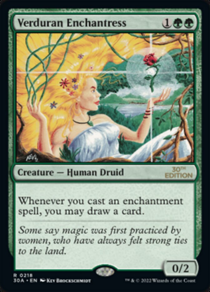Verduran Enchantress [30th Anniversary Edition] | I Want That Stuff Brandon