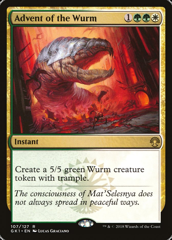 Advent of the Wurm [Guilds of Ravnica Guild Kit] | I Want That Stuff Brandon