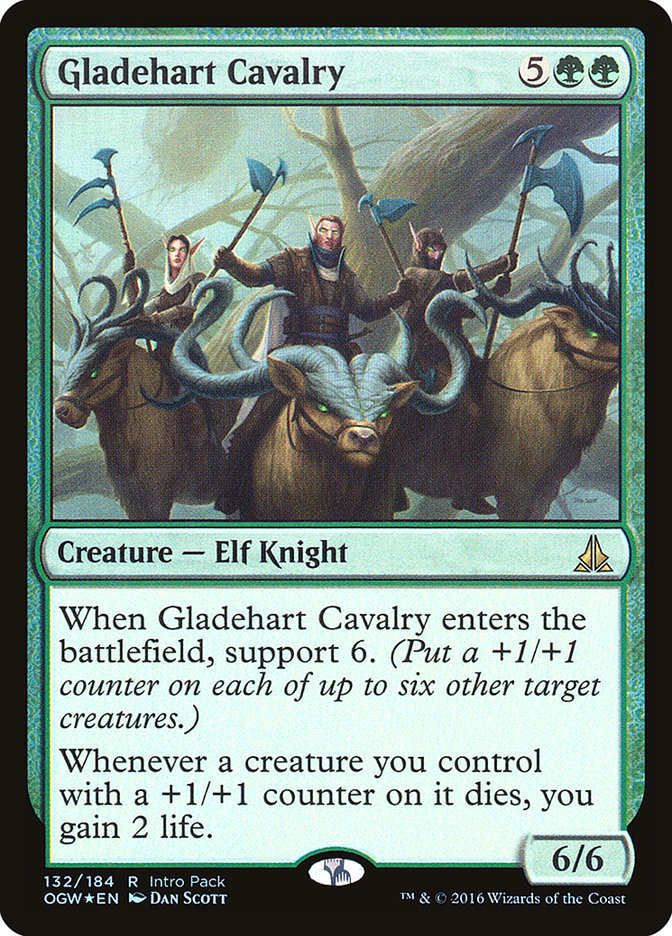 Gladehart Cavalry (Intro Pack) [Oath of the Gatewatch Promos] | I Want That Stuff Brandon