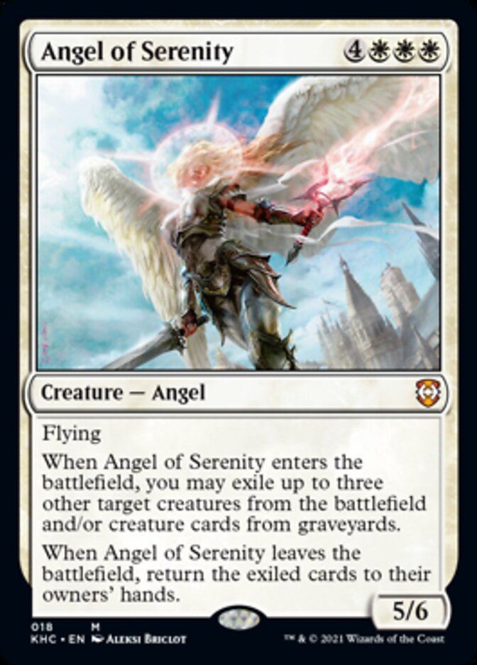 Angel of Serenity [Kaldheim Commander] | I Want That Stuff Brandon